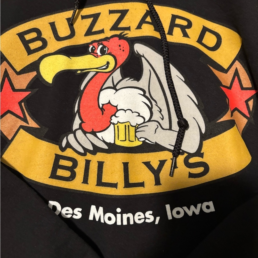 Black Hoodie from buzzard Billy’s - Picture 2 of 4